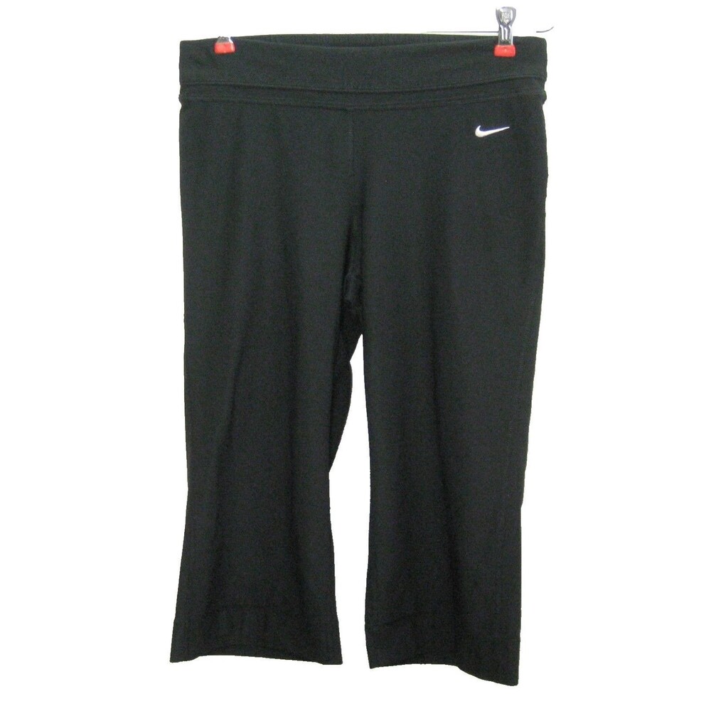 Nike Black Leggings Womens Size Small Athletic Cropped Short Pants Capri Stretch